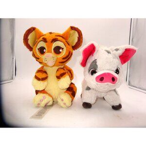 Disney Moana Small 10" Pua Plush Pig Disney Store Stuffed Animal and Baby Tigger